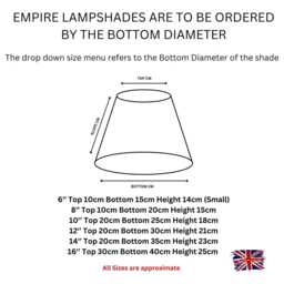 Recycled Wine Brushed Linen Style Empire Lampshades/Pendant Shade Table - thumbnail 4