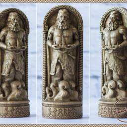 Njord, Norse Pagan God Statue, For Asatru Altar Kit & Heathen Ritual - thumbnail 2