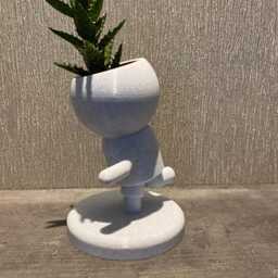 "Cricket Gift Succulent Planter ""Wee Jimmy Muralitharan The Bowler" - thumbnail 3