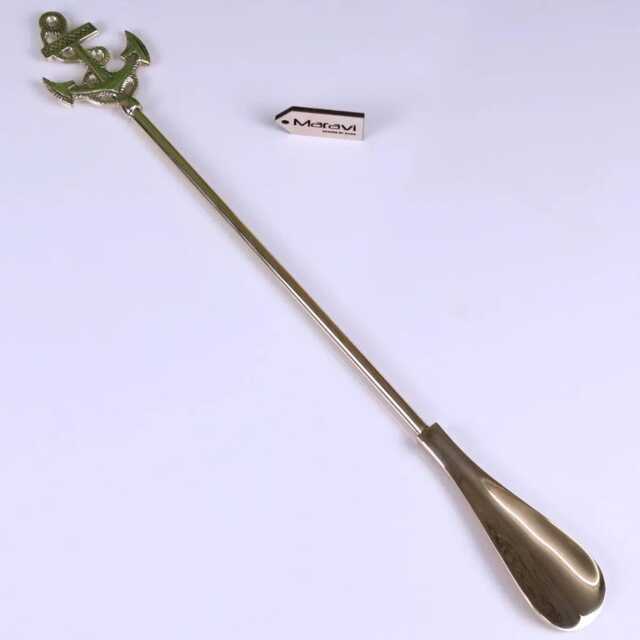 Pali Brass Shoe Horn Ships Anchor Design 48cm - image 1