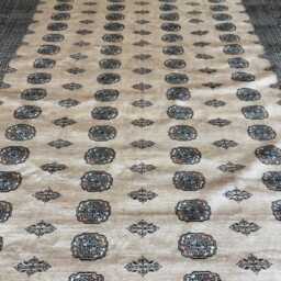 9x12 Beige Color 3 Ply Bokhara Rug - 3.75x3.65 Triple Pile Bedroom Turkish Extra Thick Afghan - thumbnail 3