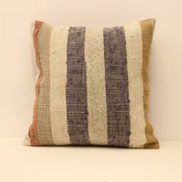 Kilim Pillow, Sofa Pillow Boho Pillow, Handmade Pillow, 18x18 in 45x45 cm Minimalist Decorative Pillow, Cushion Cover Throw Pillow4Kbf-167
