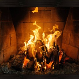 Fireplace Wall Decal, Peel & Stick Mural - thumbnail 2