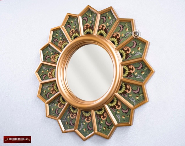 "Round Wall Mirror " - image 1