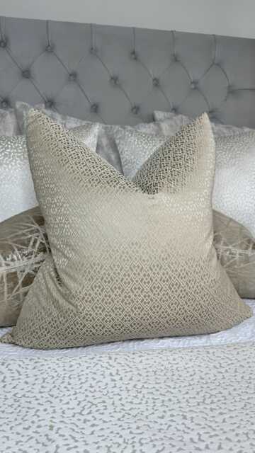 Sandstone Cushion Cover, Decorative Pillow Modern Design Case, Geometric Throw Double Sided Bill Beaumont Fabric - image 1