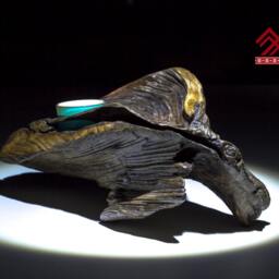 Driftwood Candle Holder Handmade Wood Sculpture, Home Decor - thumbnail 2