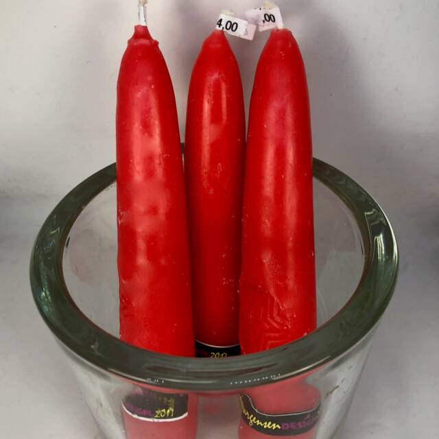B-Beeswax Candle, 16.5 cm, Set Of 4 - image 1