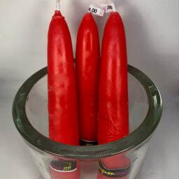 B-Beeswax Candle, 16.5 cm, Set Of 4
