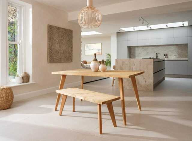 Calia Style Dining Table Rustic Industrial Wood Handmade Wooden Pin Legs Farmhouse Custom Handcrafted Furniture - image 1