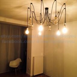 Spider Chandelier 3-12 Pendant Light Industrial Lighting Lighting Chandelier Hanging Entryway Kitchen - thumbnail 2