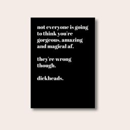 You Are Amazing Print, Positive Wall Funny Typography Art, Poster, Quote Gift - thumbnail 1