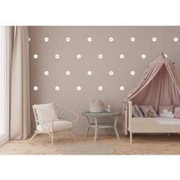 Daisy Wall Stickers Boho Nursery Decor, Floral Decal - thumbnail 2