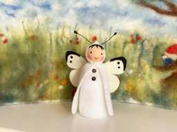 Cabbage White Butterfly, Seasons Tabel, Flower Child, Spring, Waldorf, Nature Table, Summer - thumbnail 2