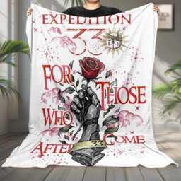 Expedition 33 For Those Who Come After Fleece Blanket, Clair Obscur Fan Game Tribute Apparel, Gift For Gamer - thumbnail 2