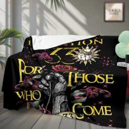 Expedition 33 For Those Who Come After Fleece Blanket, Clair Obscur Fan Game Tribute Apparel, Gift For Gamer - thumbnail 3