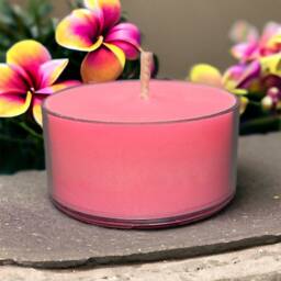 Plumeria Scented Soy Candle Tealights Rustic Farmhouse Home Decor Fragrance - thumbnail 2