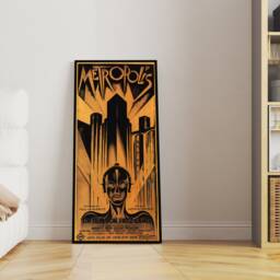 Metropolis Wooden Poster, Fanart High Quality Cinema Poster On Wood For Movie Lover, Unique Gifts Film Poster, Large Wall Art - thumbnail 3