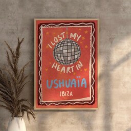 Ibiza Club Poster Print - Ushuaia Travel Artwork - thumbnail 3