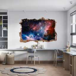 Planetary Nebula Wall Sticker Space Astronomy Decal 3D Art Decor Galaxy Universe Kids Room - thumbnail 2