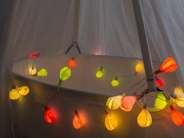 Baby Room Lights, Fairy Led String Wedding String Lights, Pastel Color Home Lights Garland - image 1