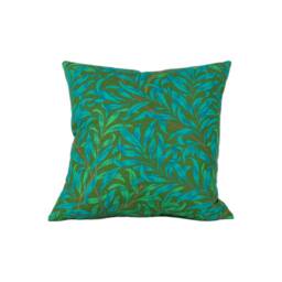 William Morris - Ben Pentreath Willow Boughs Olive/Turquoise Cushion Cover Throw Pillow Designer Home Decor - thumbnail 2