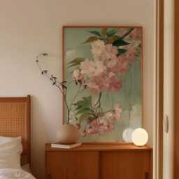 Cherry Blossom Poster, Floral Wall Art, Botanical Print - thumbnail 3