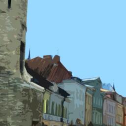 Tallinn Estonia Poster - Retro Style Travel Art Print - thumbnail 2