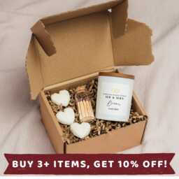 Couple Wedding Day Candle Gift Set Box Mr & Mrs Gifts Present Card W - thumbnail 2