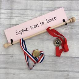 Personalised Sport Medal Hanger - A Great Place To Display Those Sporting Achievements - thumbnail 1