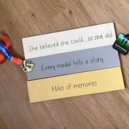 Personalised Sport Medal Hanger - A Great Place To Display Those Sporting Achievements - thumbnail 3