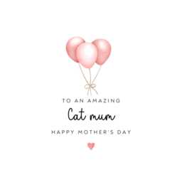 Cat Mum Mother's Day Candle Gift Keepsake Print Mother - thumbnail 4