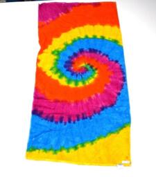 Tropical Spiral Bath Towel - 100% Cotton Terry 30x60 - thumbnail 1