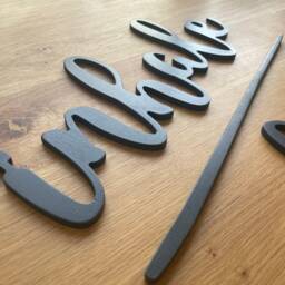 Yoga Studio Wall Decor, Inhale Exhale Wooden Letters, Yoga Lover Gift, Wall Art, Relaxation Sign, Signs, Meditation Signs - thumbnail 3