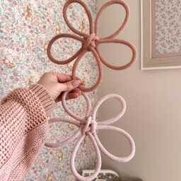 Flower Wire Wall Art, Wall, Daisy For Girls Room, Decor, Wildflower Nursery Sign, Flowers Kids Rooms, Hanging - thumbnail 2