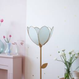 Simple Flower Floor Lamp & Lampshade - Glacier - thumbnail 3