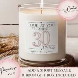 60Th Birthday, Funny Candle, Birthday Gift, Candles, Gifts, Best Friend Gift For Her, Him, Gag - thumbnail 1