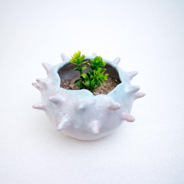 Colorful Ceramic Planter, Ceramic Planter For Cactus, Succulent, Air Plant, Mini Pot, Stoneware Planter, Pottery Planter - image 1