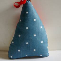 Handmade, Happy, Harold, The Yellow, Gnome, Large, Fabric, Hanging, Ornament, With Bell, Decoration, Christmas, Tree, Display, Mantel, Gift - thumbnail 3