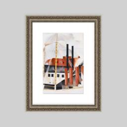 6x4/7x5 8x6 9x6 10x8 11x9 12x10 12x8 14x11 16x12 18x12 20x16 Gold Picture Frame, Vintage Shabby Chic Poster - thumbnail 4