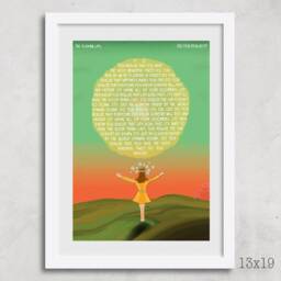 The Flaming Lips - Do You Realize?? Hand-Illustrated Song Lyrics - Indie Music Small Poster Wall Art Print - 4x6, 5x7, 8x10, 13x19 - thumbnail 2