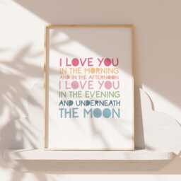 Set Of 3 Playroom Prints, Brother & Sister Rainbow Wall Art, Colourful, Siblings Prints - thumbnail 2