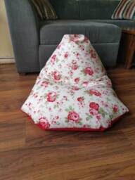 Rosali White Rose Children's Beanbag