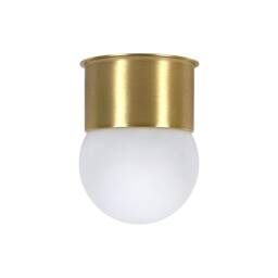 Minimal Brass Globe Flush Mount Ceiling Spot Light Modern Wall Sconce