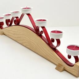 Festive Tealight Arch, Candelabra, Candle Holder - thumbnail 3