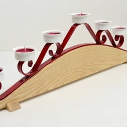 Festive Tealight Arch, Candelabra, Candle Holder - thumbnail 2