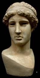 Greek Head Of The Lemnia Athena Sculpture Bust - thumbnail 1