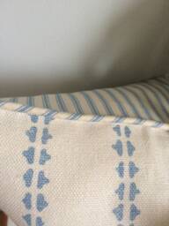 "Vanessa Arbuthnott Simple Ticking Detail Forget Me Not Colourway 17"" X17" - thumbnail 1
