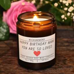 Scented Soy Wax Candle With Wooden Wick - Wickharmony - thumbnail 2