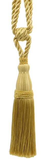 "D??copro Tassel Tieback, Length 8 1/2"" - 21.5cm, Spread 30" - image 1