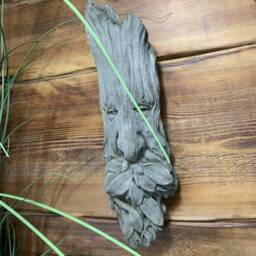 stone Garden Green Man Leaf Face/Branches Wall Tree Plaque Hanging Ornament - thumbnail 4